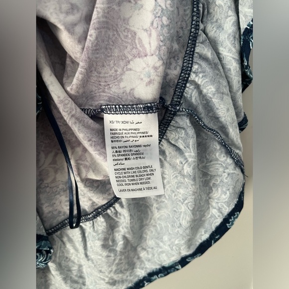 Style & Co. womens blouse boho Size XS NWT - Picture 3 of 4